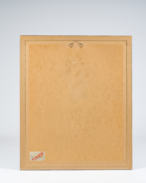 Maurice Langaskens (1884-1946): 'Les charrons', ets, ed. 12/100