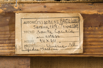 &Eacute;cole flamande, suiveur de Th&eacute;odore Boeyermans (1620-1678): L'extase de sainte Rosalie de Palerme, huile sur toile, vers 1700