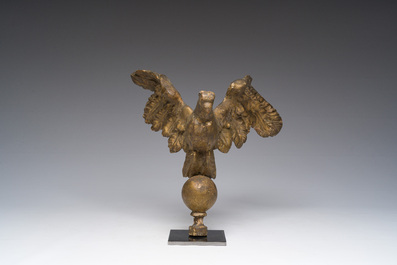 Sculpture du Saint-Esprit en bois dor&eacute; et sculpt&eacute;, 19&egrave;me si&egrave;cle