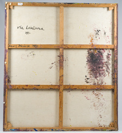 Karel Dierickx (1940-2014): 'Via Laietane', oil on canvas, dated 1990