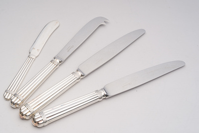 M&eacute;nag&egrave;re de 36 pi&egrave;ces, mod&egrave;le Aria, Christofle, France, 20&egrave;me si&egrave;cle