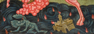 A Russian orthodox 'Archangel Michael Voyevoda, captain of the heavenly hosts' icon, 18th/19th C.