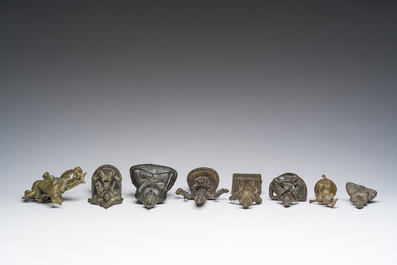 Collection vari&eacute;e de sculptures votives bouddhistes en bronze, Asie du Sud-Est, 19&egrave;me/20&egrave;me si&egrave;cle