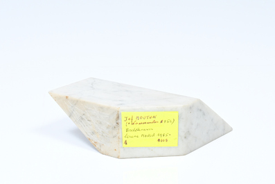 Jef Mouton (1952): 'Evenwicht', marble, (1982)