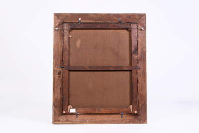 Charles Picqu&eacute; (1799-1869): Portrait of a gentleman, oil on canvas, dated 1866