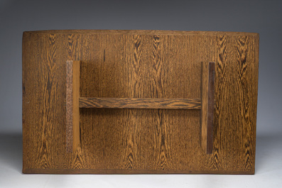 Table &agrave; opium en bambou et bois dur, Chine, 20&egrave;me si&egrave;cle