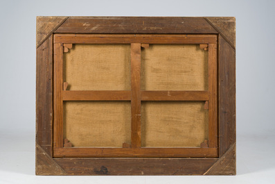 &Eacute;cole flamande, environnement de Frans II Francken (1581-1642): La pr&eacute;dication de Jean-Baptiste, huile sur toile, premier quart du 17&egrave;me si&egrave;cle