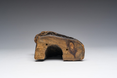 Pi&eacute;ta en bois sculpt&eacute; et patin&eacute;, Espagne, fin du 18&egrave;me si&egrave;cle