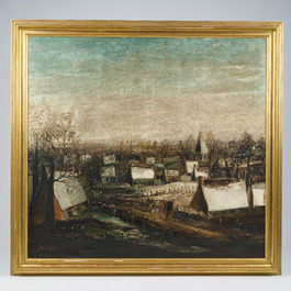 Albert Saverys (1886-1964): Winter landscape, oil on canvas