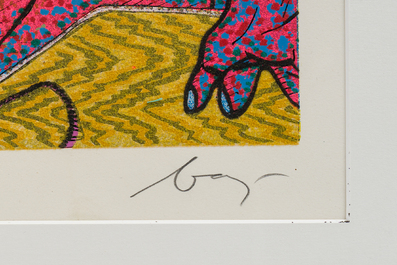 Enrico Baj (1924-2003): 'Particolare di Guernica', s&eacute;rigraphie en couleurs, &eacute;d. 13/250, (1973)