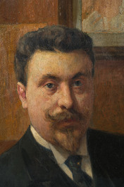 Maurice Sys (1880-1972): Portrait d'un gentilhomme, huile sur toile