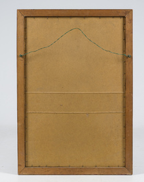 Ecole belge: Portrait de femme, techniques mixtes sur papier, premi&egrave;re moiti&eacute; du 20&egrave;me si&egrave;cle