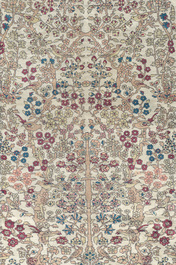 A Turkish 'tree of life' rug, wool on cotton, 20th C.