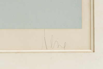 Luc Peire (1916-1994): 'Kit&egrave;ge', s&eacute;rigraphie en couleurs, &eacute;d. 50/100