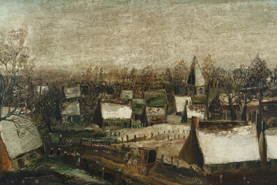 Albert Saverys (1886-1964): Winter landscape, oil on canvas