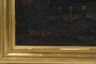 Albert Saverys (1886-1964): Winter landscape, oil on canvas