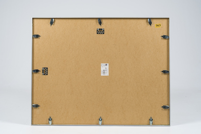 Roger Raveel (1921-2013): 'Voetbalveld', s&eacute;rigraphie en couleurs, &eacute;d. 4/75, (1968)