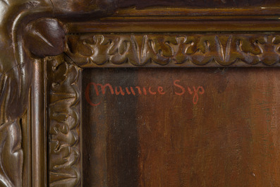 Maurice Sys (1880-1972): Portrait d'un gentilhomme, huile sur toile