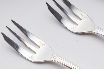 M&eacute;nag&egrave;re de 116 pi&egrave;ces dans la cassette d'origine, Christofle, France, 20&egrave;me si&egrave;cle