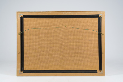 Japanse school: Een slang, inkt en kleur op zijde, Meiji, 19de/20ste eeuw