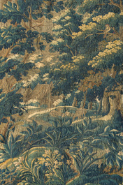 Een Vlaams wandtapijt met voorstelling van een bosrijke omgeving of verdure, Oudenaarde, laat 17de eeuw