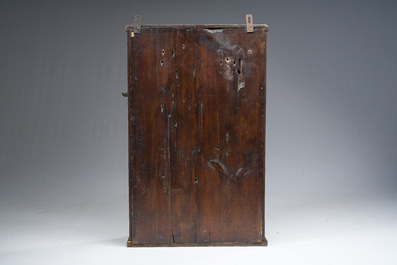 Machine &agrave; sous 'Bajazzo' &agrave; l'arlequin en bois, probablement Jentzsch &amp; Meerz, Allemagne, early 20th C.