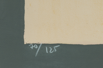 Roger M&uuml;hl (1929-2008): Trois lithographies en couleurs, &eacute;ditions diverses