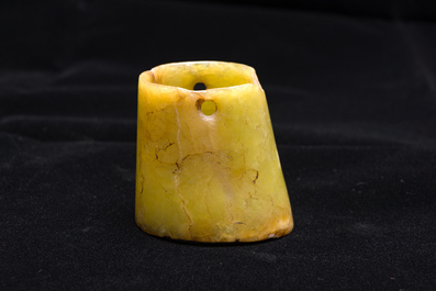 Collection vari&eacute;e d'objets en jade, Chine, probablement Ming et post&eacute;rieur