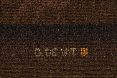 Tapisserie murale &agrave; d&eacute;cor de nature morte de fleurs &agrave; la mani&egrave;re de J.-B. Bosschaert, Koninklijke Manufactuur De Wit, Flandres, Malines, 20&egrave;me si&egrave;cle