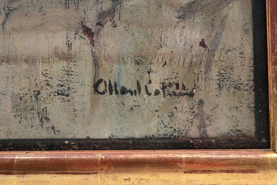 Fernand Allard L'Olivier (1883-1933): Still life with flowers, oil on canvas