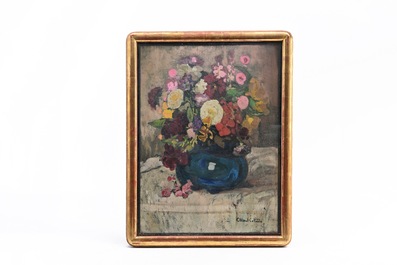 Fernand Allard L'Olivier (1883-1933): Still life with flowers, oil on canvas