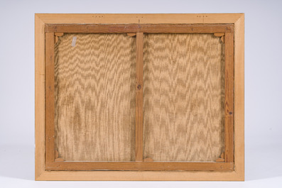 Carmen Dionyse (1921-2013): Nu allong&eacute;, huile sur toile, dat&eacute; (19)46