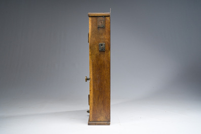 Machine &agrave; sous 'Bajazzo' &agrave; l'arlequin en bois, probablement Jentzsch &amp; Meerz, Allemagne, early 20th C.