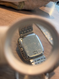 Montre bracelet Piaget en or blanc 18 carats avec diamants, 20&egrave;me si&egrave;cle