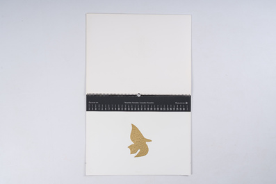 Calendrier Zanders 'Bijoux de Braque' pr&eacute;sentant douze mod&egrave;les de bijoux de Georges Braque (1883-1963), dat&eacute; 1979