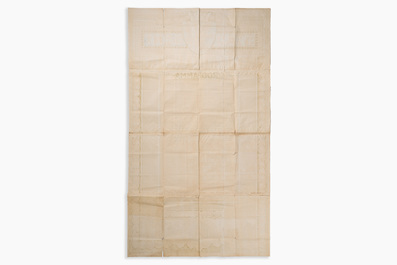 Henri Thiery (1875-1941): Grande affiche du programme des festivit&eacute;s communales de la ville de Gand', Lith. L&eacute;once de Keghel, dat&eacute; 1912