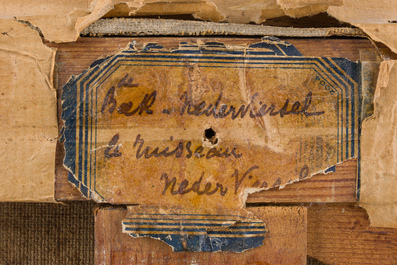 Henry Rul (1862-1942): 'De beek - Nederviersel / Le ruisseau - Nederviersel', olie op doek