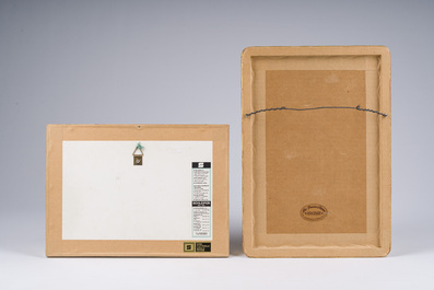 Miniature narrative persane et indienne moghole, encre, couleurs et dorure sur papier, 19&egrave;me/20&egrave;me si&egrave;cle