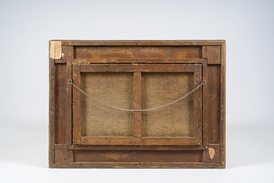 Fran&ccedil;ois Etienne Musin (1820-1888, &agrave; la mani&egrave;re de): Marine, huile sur toile, 19&egrave;me si&egrave;cle