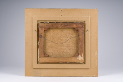 Gustave De Smet (1877-1943): Paysage d'&eacute;t&eacute; avec meules de foin, huile sur toile