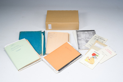Grande collection de litt&eacute;rature et de documents d'archives relatifs &agrave; l'artiste gantois Jules De Bruycker, 20&egrave;me/21&egrave;me si&egrave;cle