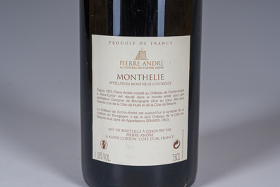 2000-2009 Ch&acirc;teau Pipeau et Monthelie, 12 bouteilles