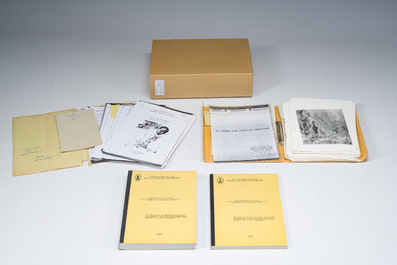 Grande collection de litt&eacute;rature et de documents d'archives relatifs &agrave; l'artiste gantois Jules De Bruycker, 20&egrave;me/21&egrave;me si&egrave;cle