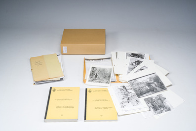 Grande collection de litt&eacute;rature et de documents d'archives relatifs &agrave; l'artiste gantois Jules De Bruycker, 20&egrave;me/21&egrave;me si&egrave;cle