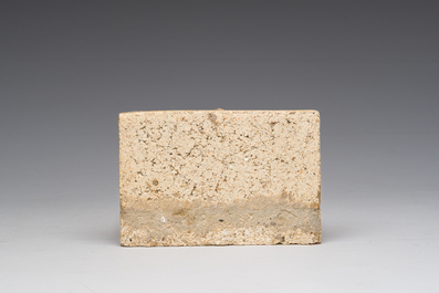 T&ecirc;te d'un jeune homme en pierre sculpt&eacute;, &eacute;poque romaine, probablement 2&egrave;me/5&egrave;me si&egrave;cle