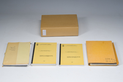 Grande collection de litt&eacute;rature et de documents d'archives relatifs &agrave; l'artiste gantois Jules De Bruycker, 20&egrave;me/21&egrave;me si&egrave;cle