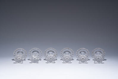 Collection vari&eacute;e de drageoirs et sali&egrave;res en verre et en cristal, 19&egrave;me/20&egrave;me si&egrave;cle