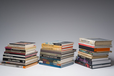 Vaste collection int&eacute;ressante de livres et catalogues d'exposition, 20&egrave;me/21&egrave;me si&egrave;cle