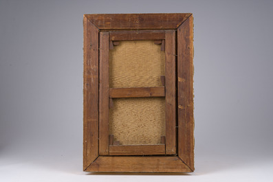 Ernest Rinquet (1876-1943): Paysage fluvial avec canards, huile sur toile