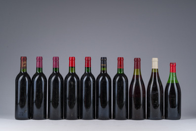 1952-1993 Ch&acirc;teau Ausone, Ch&acirc;teau Margaux, Ch&acirc;teau Matras, etc., 20 bouteilles